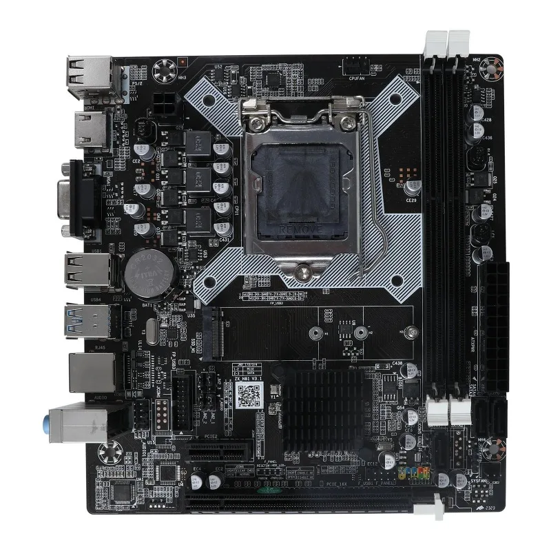 New B85 Desktop Motherboard, LGA 1150 Socket DDR3 Memory Slot, M.2 NVME/NGFF Interface for Office Home PC