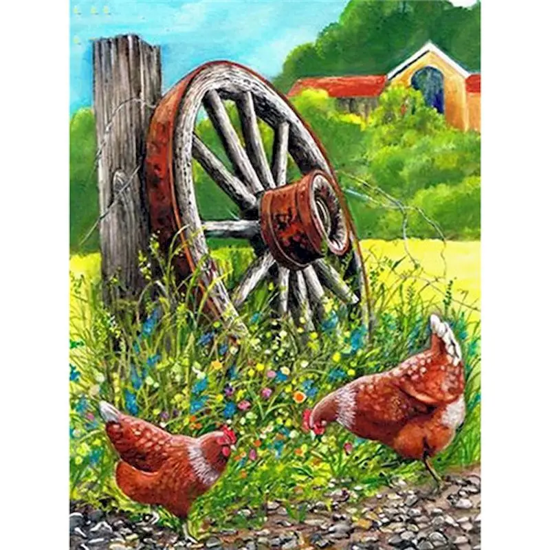 Diy Malen nach Zahlen für Erwachsene Rahmen Kits Bunte Tiere handgemalte Acrylfarbe mit Zahlen für Heimdekorationen – Detail 1