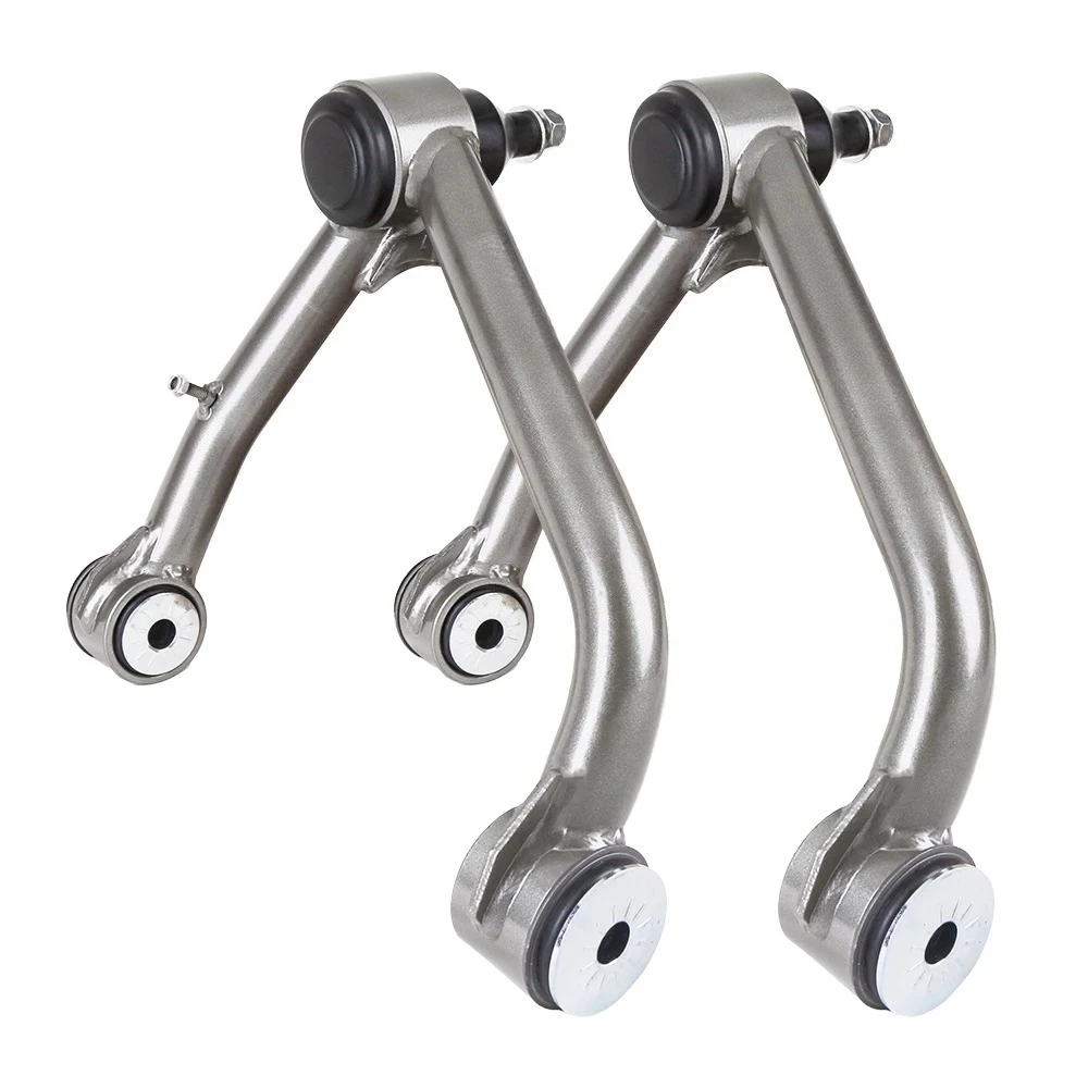 for 2007-2018 Chevrolet Silverado 1500 Gunmetal Pair Adjustable Front Upper Control Arms Leveling Kits 2-4