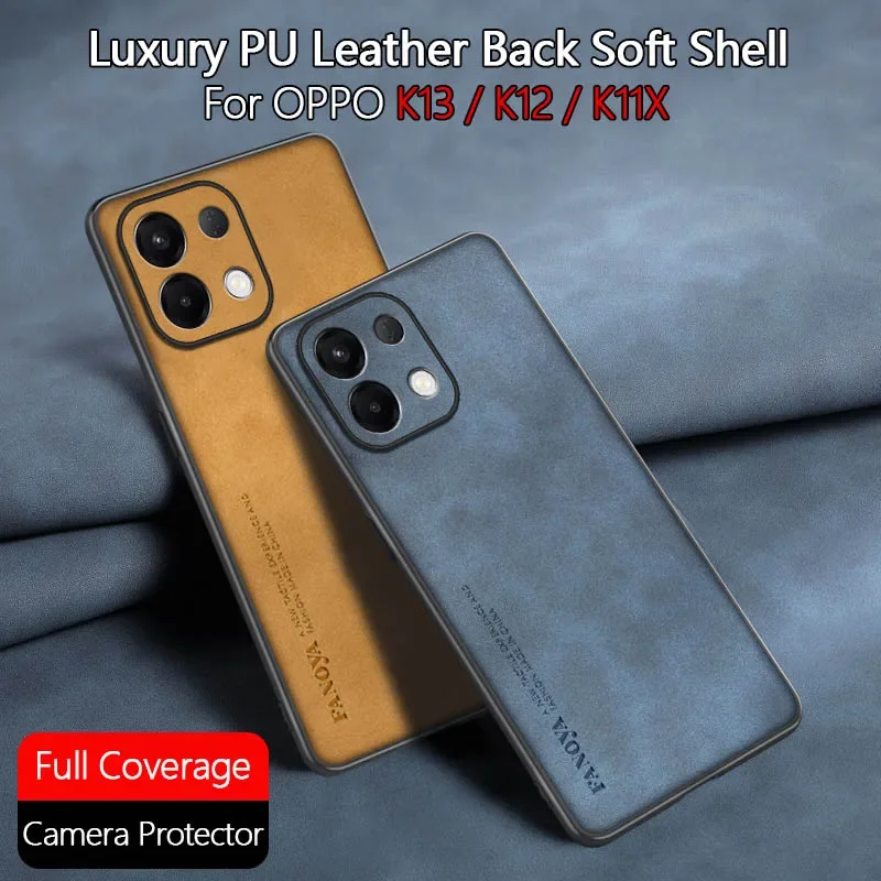 ل ممن لهم K13 توربو برو K12 زائد K12S K11X تنقش الملمس بولي Leather حافظة جلدية خلفية ماتي المضادة للبصمة حامي الكاميرا قذيفة #1