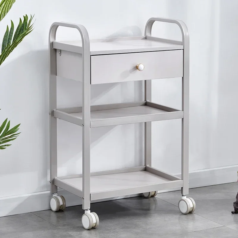 

Beauty salon tray hairdressing cart Organizers Trolleys Cart Auxiliary Cart Organizer Carro Auxiliar Con Ruedas Barber Equipment