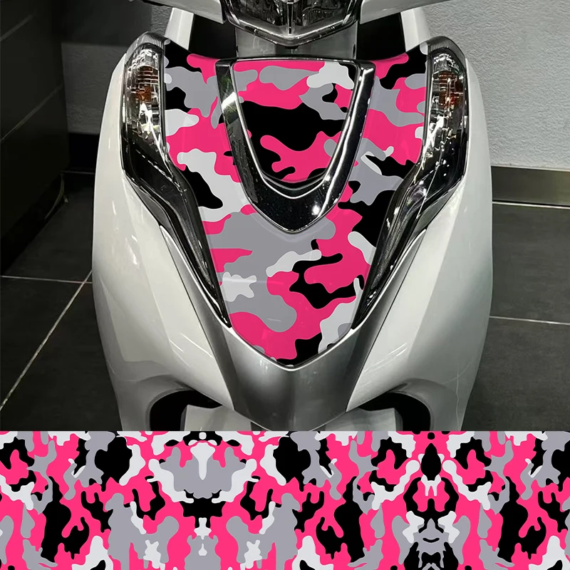 

1 рулон камуфляжная розовая автомобильная пленка водостойкая для DIY мотоцикла, автомобиля, велосипеда, скейтборда, солнцезащитные наклейки, чехол, царапины, декор