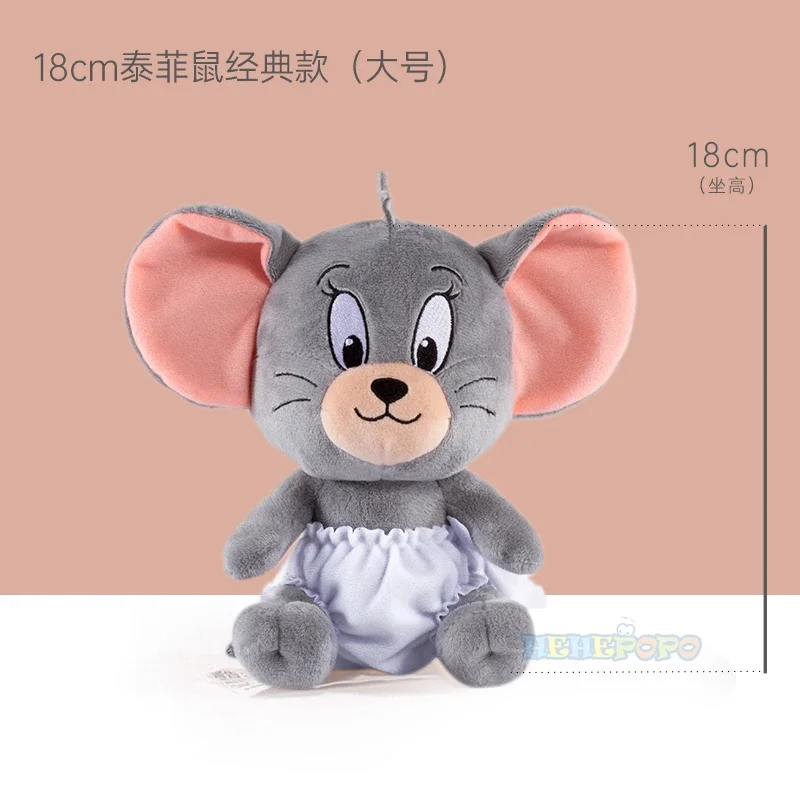 2027**Muñeco de Peluche Clásico de Anime Tom y Jerry, Figuras Originales de la Película de Dibujos Animados, Gato y Ratón, Lindos Animales de Peluche