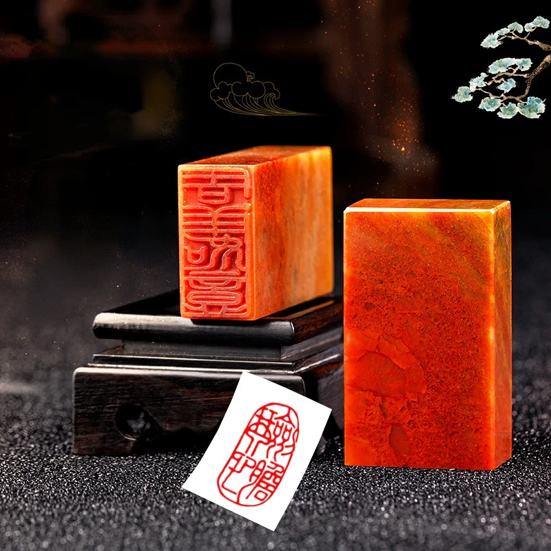 

Finished Seal Shoushan Stone Finished Sellos Portable Calligraphy Painting Stamps Chinese Ancient Book Special Finished Seals