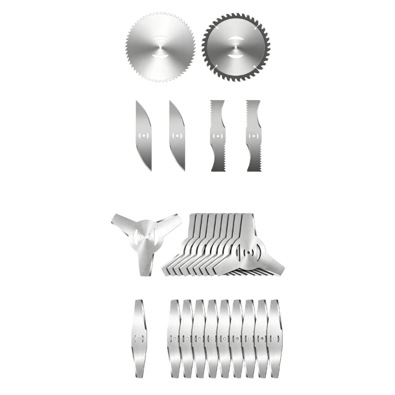 Metal Grass String Trimmer Head Replacement Blade Lawn Mower Fittings Parts