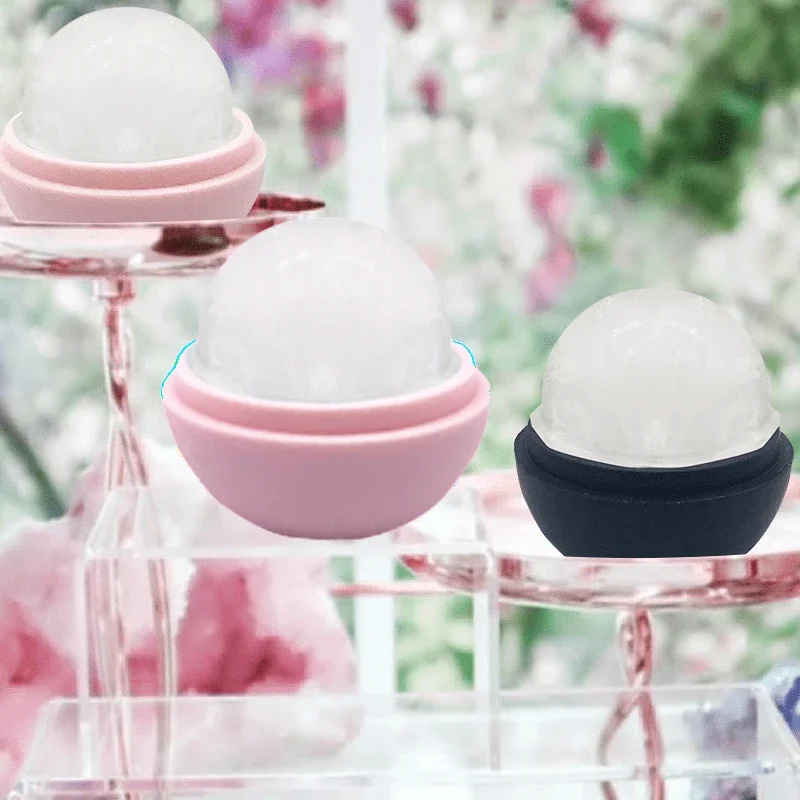 Rullo di ghiaccio 1pc per viso e occhi, rullo di ghiaccio per il viso, strumenti per la cura della pelle del rullo di ghiaccio per la bellezza del viso, cubo di ghiaccio per il viso, stampo per ghiaccio in silicone F