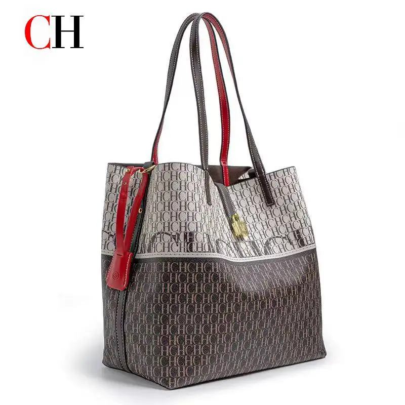 ch-simple-atmosphere-style-women's-handbag-fashion-women's-handbag-unique-print-design-women's-large-capacity-commuter-bag