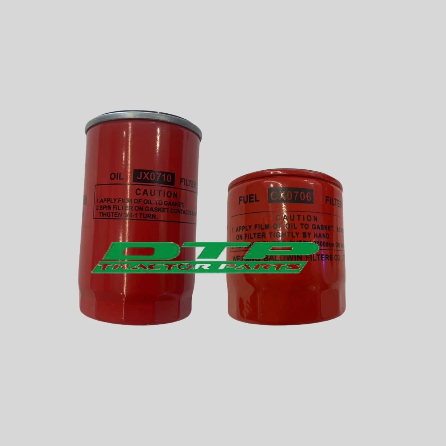 Масляный фильтр JX0710 и топливный фильтр CX0706, детали дизельного двигателя Laidong LL380T / LL380BT / KM385T / KM385BT