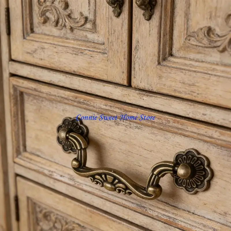LXAF Traditional Zincs Alloys Cupboard Pulls For Bedside Tables And Storage Units
