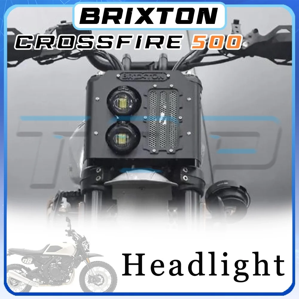 

LED lens for both high and low beams BRIXTON CROSSFIRE 500GK headlight assembly 500 500GK gk500 gk 500 500 gk GK 500 500 GK