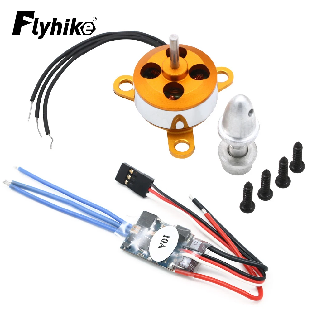 A1504 2200KV 2700kv 2900KV 3200KV Micro Brushless Motor W/ Mount with 10A ESC For RC Drone Aircraft Copter Quadcopter