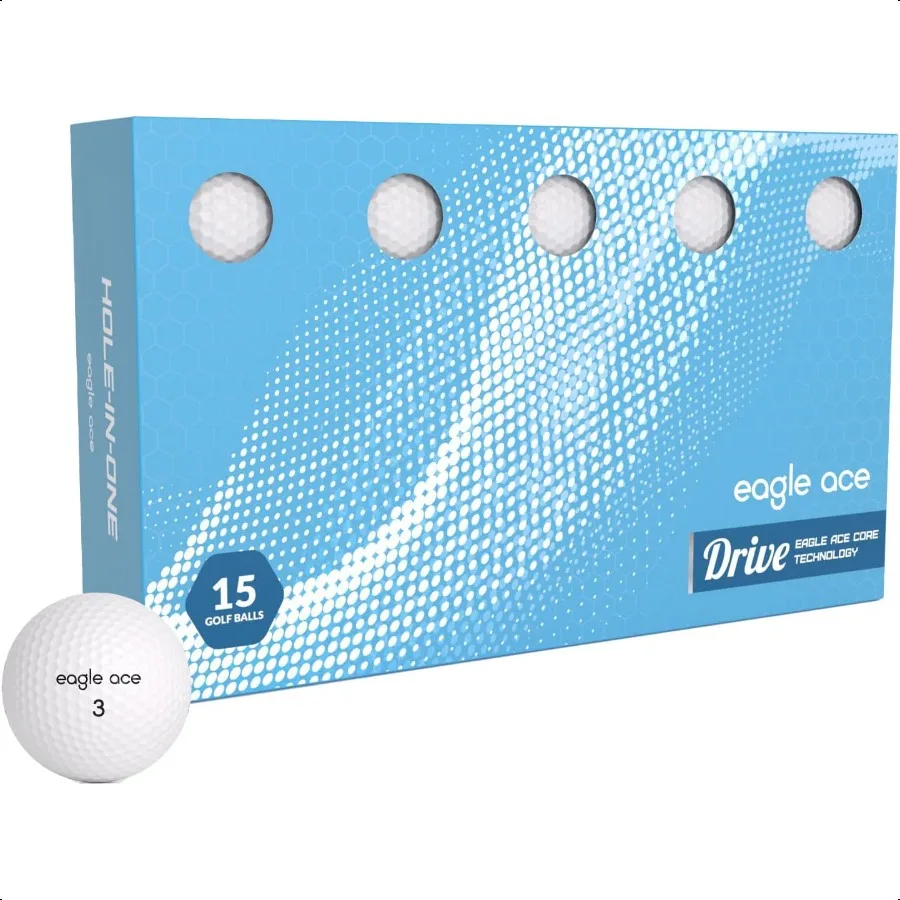 

Eagle Ace™️ Drive Golf Balls2 LayersMaximum DistanceOptimal Spin Control 2024 Version