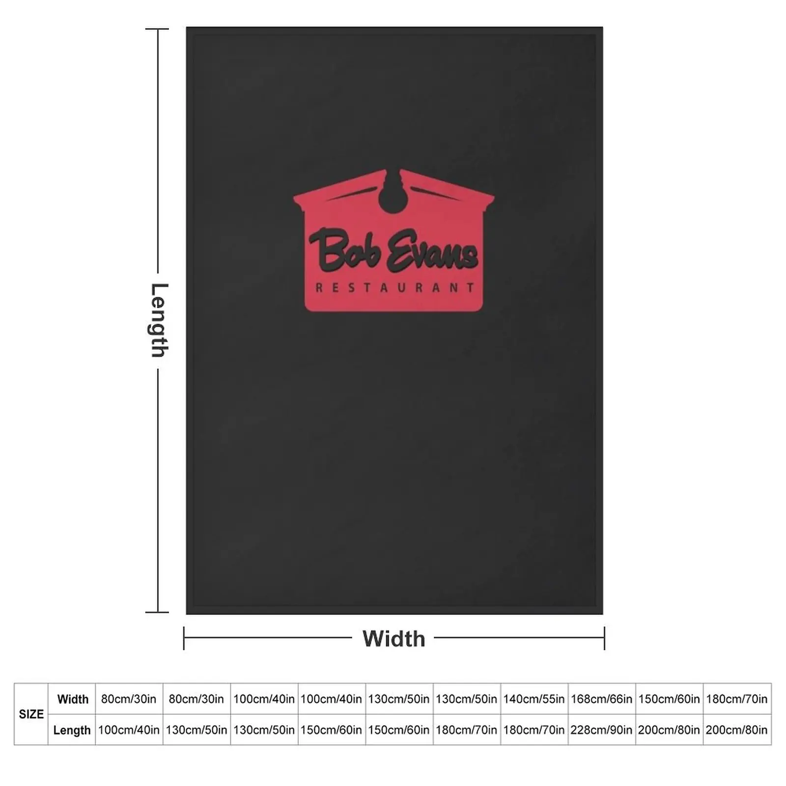 Bob Evans Resto Classic T-Shirt Throw Blanket for sofa Thermals For Travel valentine gift ideas Warm Bed linens Blankets