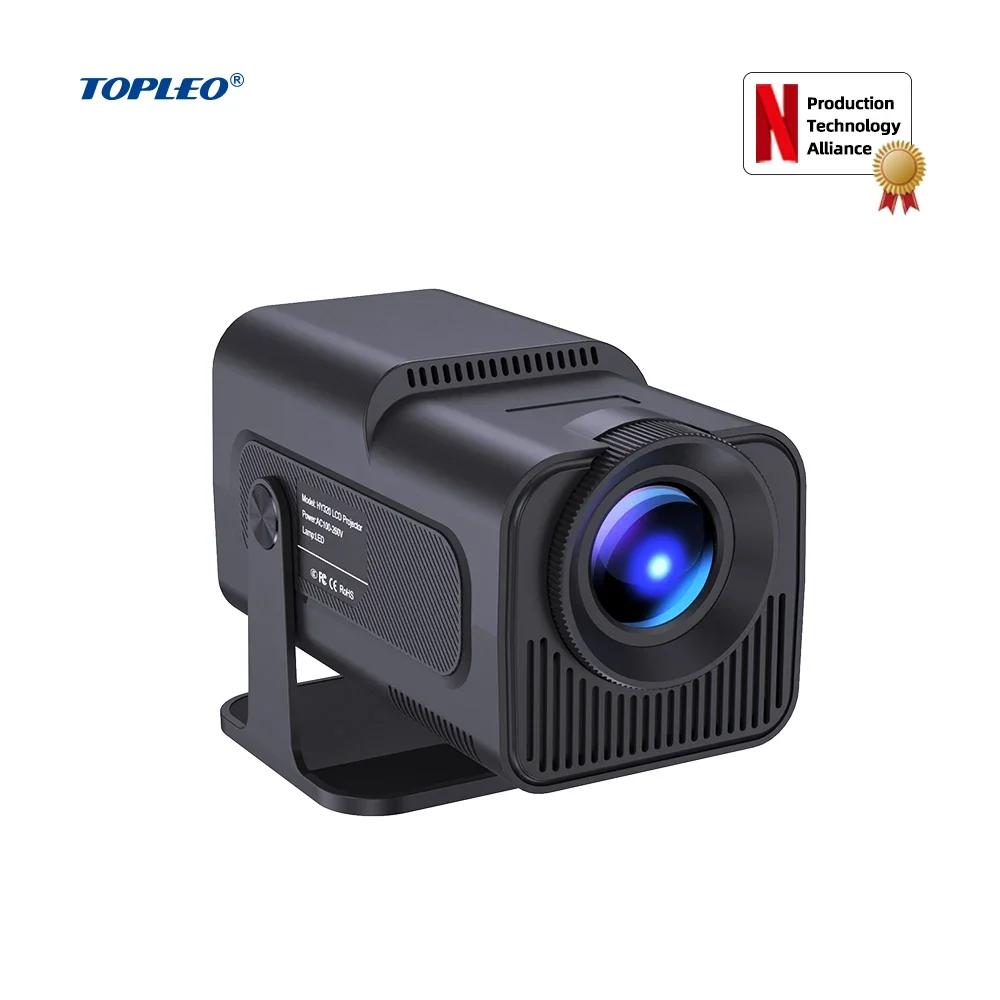 Topleo Video Android 13 Projector Smart Home Theater 2gb Ram Hy320 Ntv Full Hd 1080p 4k Proyector Android Outdoor Led Projector