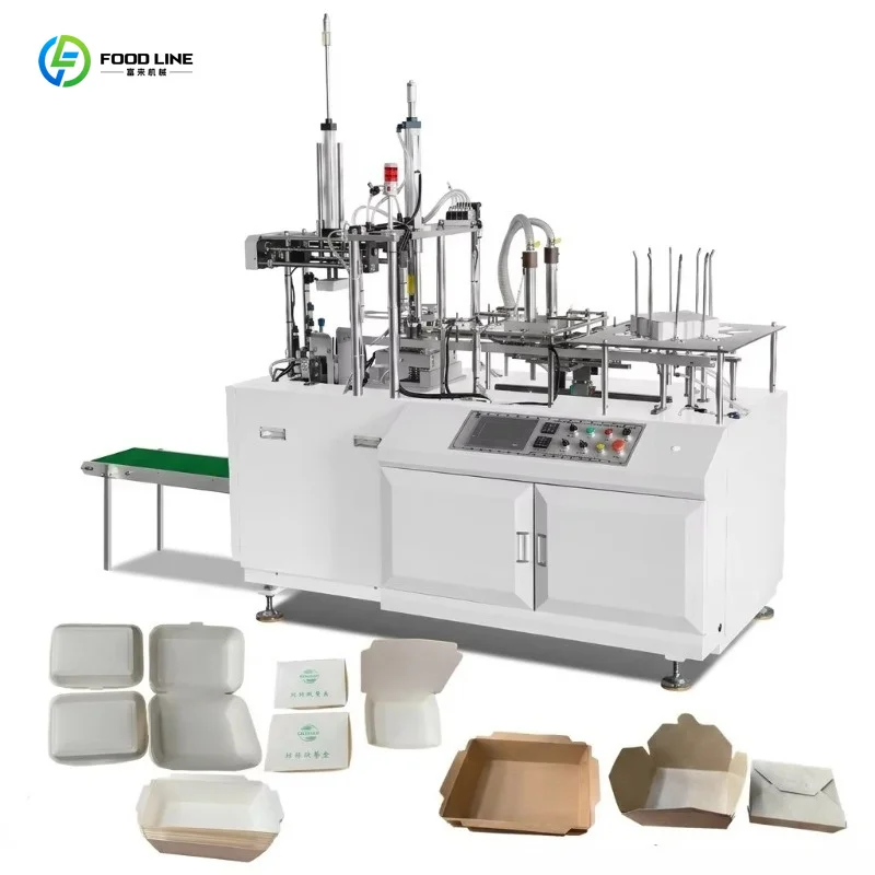 Industrial Servo Drive Thermoformed Paper Carton Manufacturing Machine High Precision Food Packaging Equipment