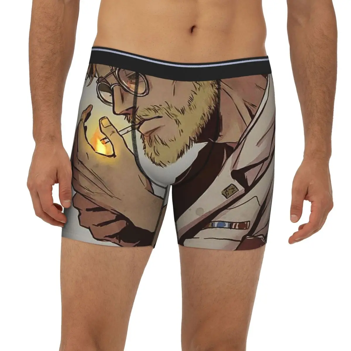 

Attack On Titan Zeke Yeager Long Boxer Underpants Short Men Panties Ventilate Underwear for Homme Man Boyfriend Gift