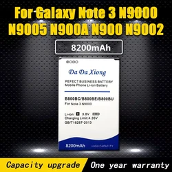 High quality 8200mAh B800BC B800BE/BU Battery for Samsung Galaxy Note 3 N9000 N9005 N900A N900 N9002 N9009 N9006 N9008 S