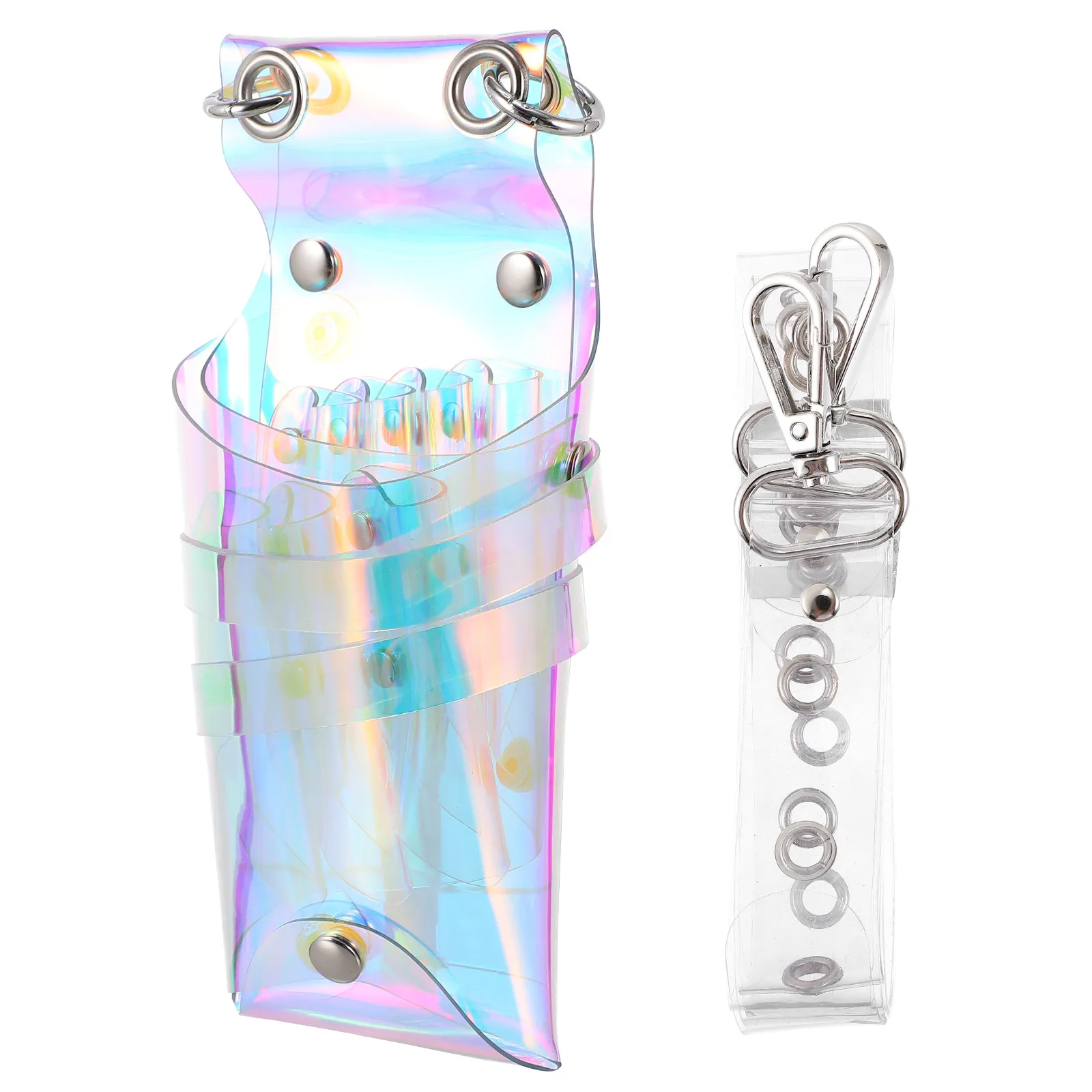 

1Pcs Cross Body Waist Bag Stylish Hairdressing Scissors Pouch Multi-Compartment Tool Storage Hairdresser Accessory