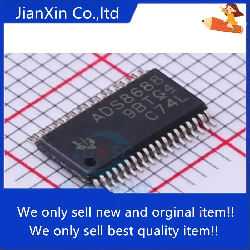 

5pcs 100% orginal new ADS8688 ADS8688IDBTR Converter SMD TSSOP38