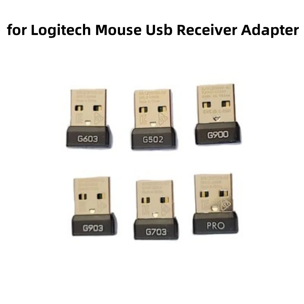 1Pcs Mouse USB Receiver USB Adapter for Logitech G304  G502 G603 G613 G703 G903 G Pro Wireless Mouse