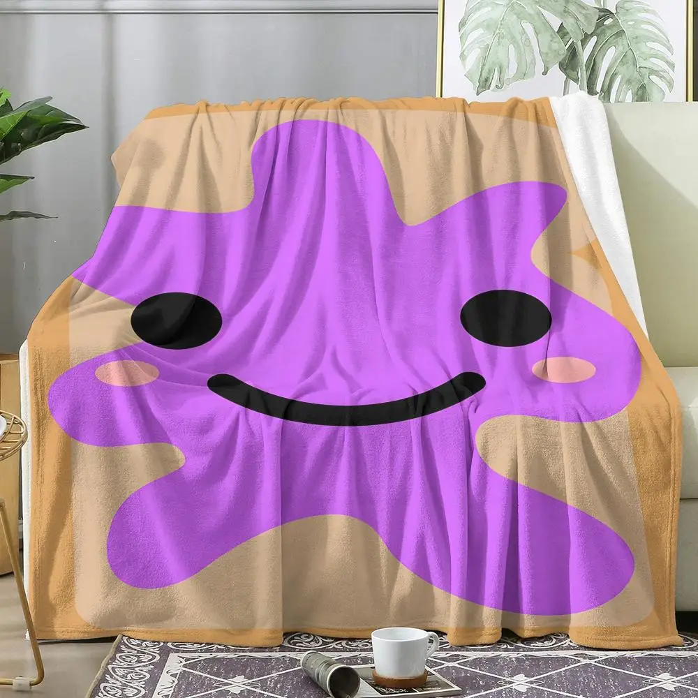 Cute Toast Cartoon Throw Soft Flannel AC Blanket Lightweight Summer Nap Throw Cozy  Blanket for Sofa Bed Travel Home