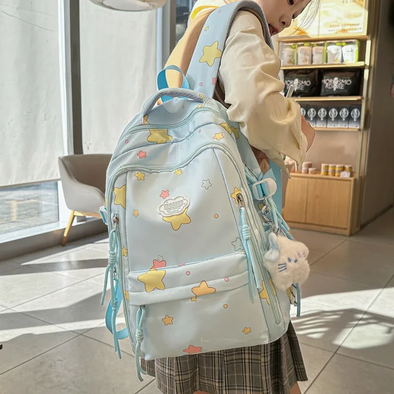 

Детский рюкзак Sweet Star с мультяшным рисунком, легкий, большой вместимости, для мальчиков, милые рюкзаки, школьные сумки, дизайнерская сумка, Mochila