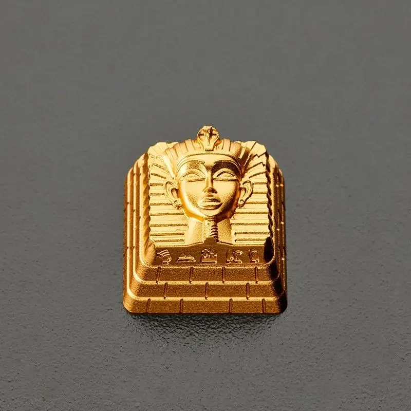 

Original design, pharaoh, personalized creative metal, custom transparent keycap figure, computer peripheral personality niche