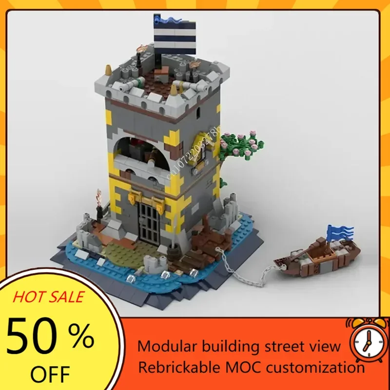 

958 шт. Moc пользовательские пазлы крепость модель Империя рыцарь замок техническая сборка «сделай сам» конструкция игрушка на день рождения для детей подарки