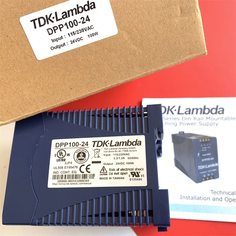 DPP100-24 imported TDK-lambda rail switching power supply 24V 4.2A 100W genuine,