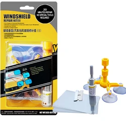 New Windshield Repair Kit Quick Fix Car Cracked Glass Windscreen Resin Sealer DIY Auto Window Screen Polishing