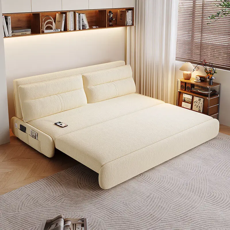 small apartment sofa bed cream wind retractable folding sofa bed balcony interior muebles para la sala living room furniture