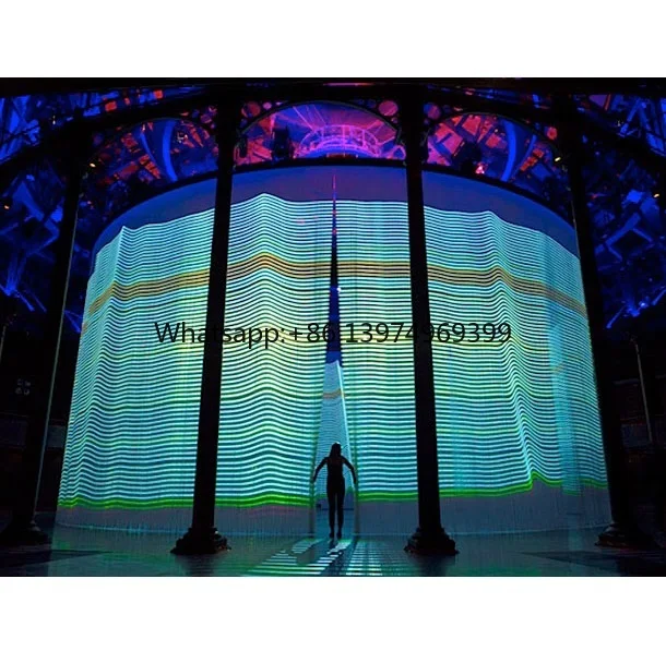 SMX SM-M 3.1x2 Meters Hologram Gauze/Holonet/Mesh Screen Portable for Big Stage Shows/Performance