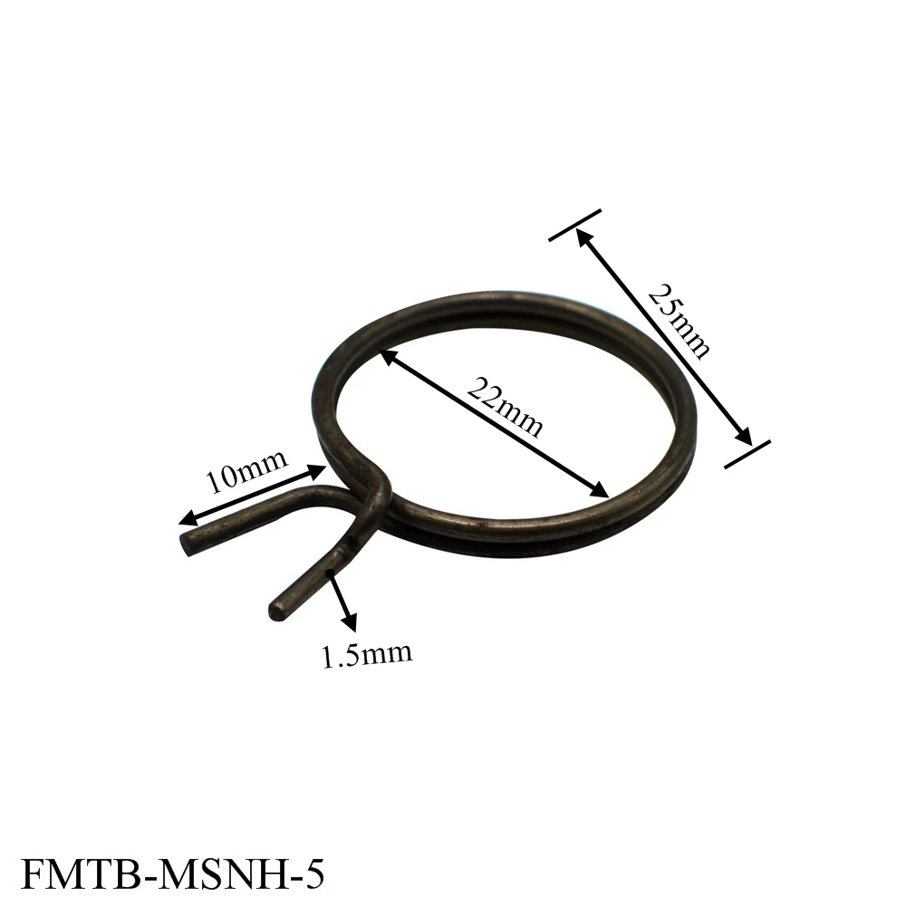 5PCS Door Handle Replacement Springs FMTB-MSNH-4 FMTB-MSNH-5 Interior Stainless Steel Black Brand New Durable Round