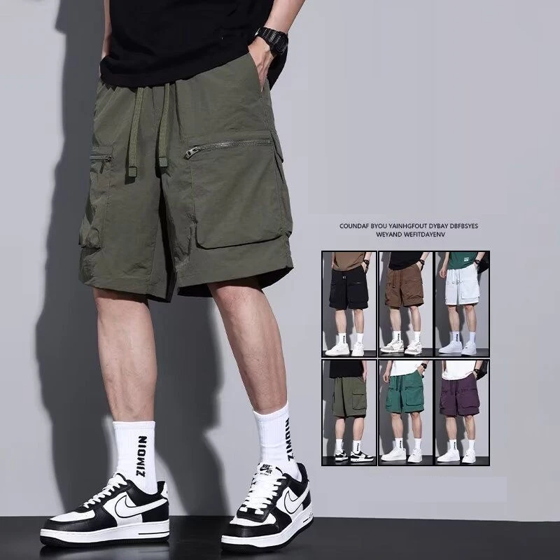 

Men Military Tactical Shorts Summer Loose Casual Cargo Shorts Male Multi Pocket Outdoor Jogging Sweatpants Hiking Pants 4XL 3XL