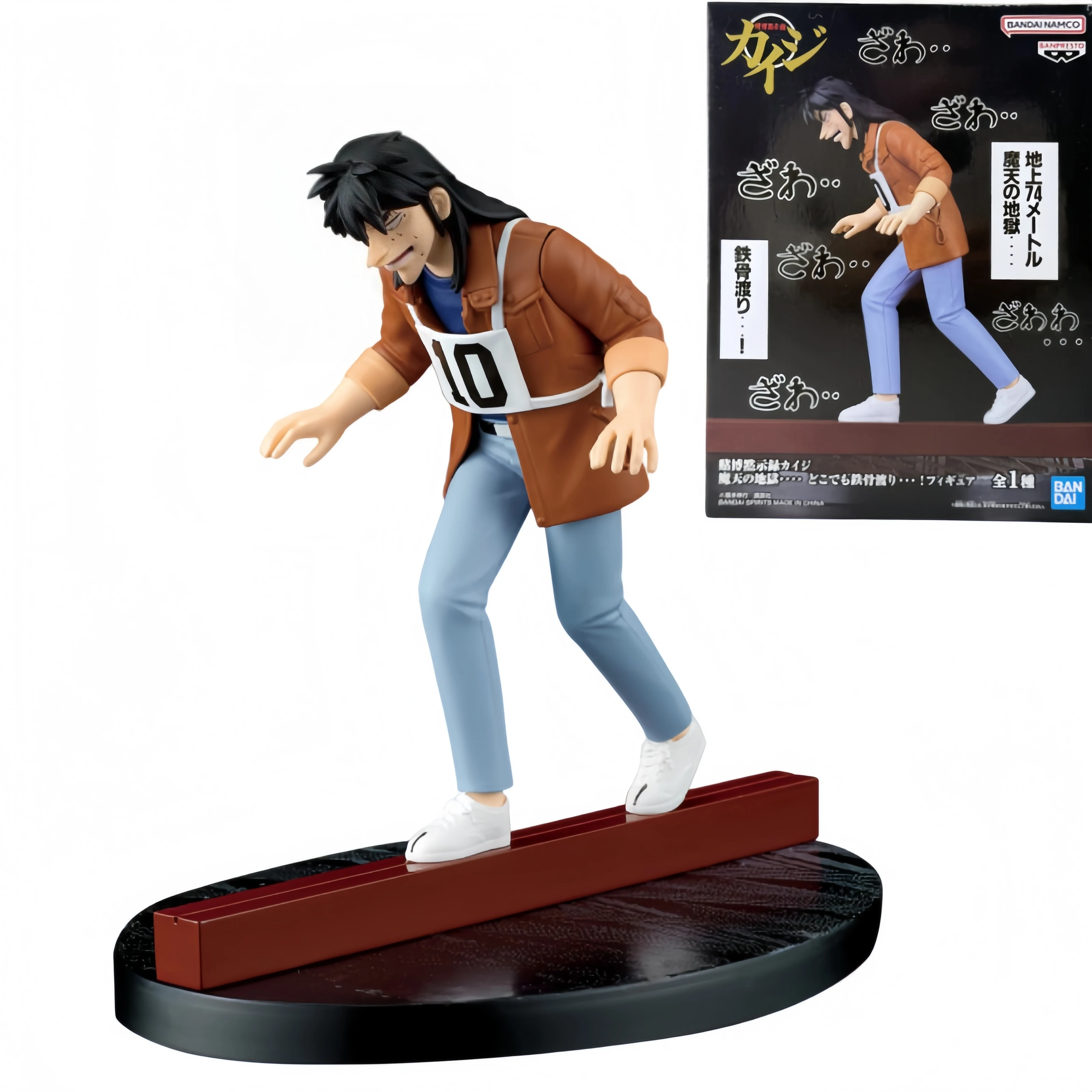 バンプレストアニメギャンブル黙示録改アイアンビームクロッシングシーン-14-センチメートル-pvc-アニメフィギュア模型玩具コレクション装​​飾模型玩具