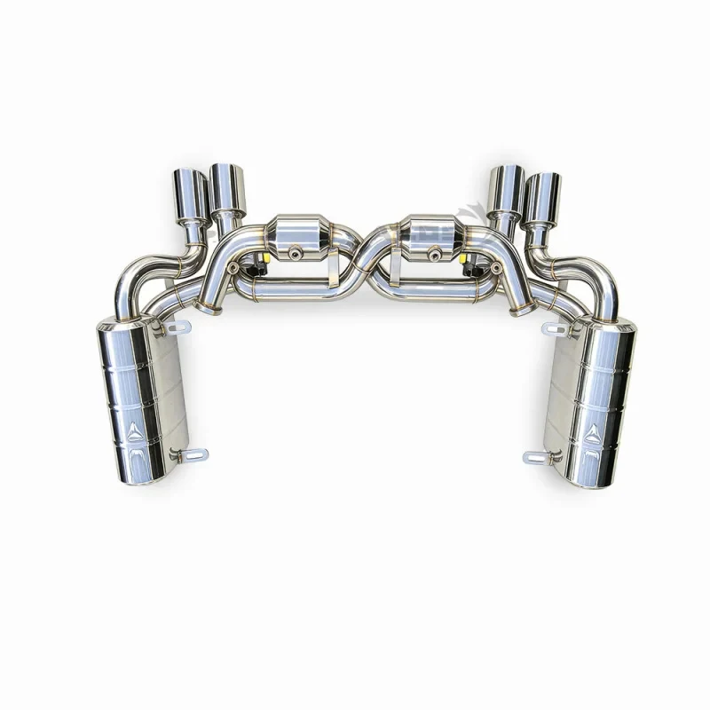 Stainless Steel High-flow Catback Exhaust System with Fit 996 3.4 3.6 1997-2024 , Enhancing Sports Car Sound