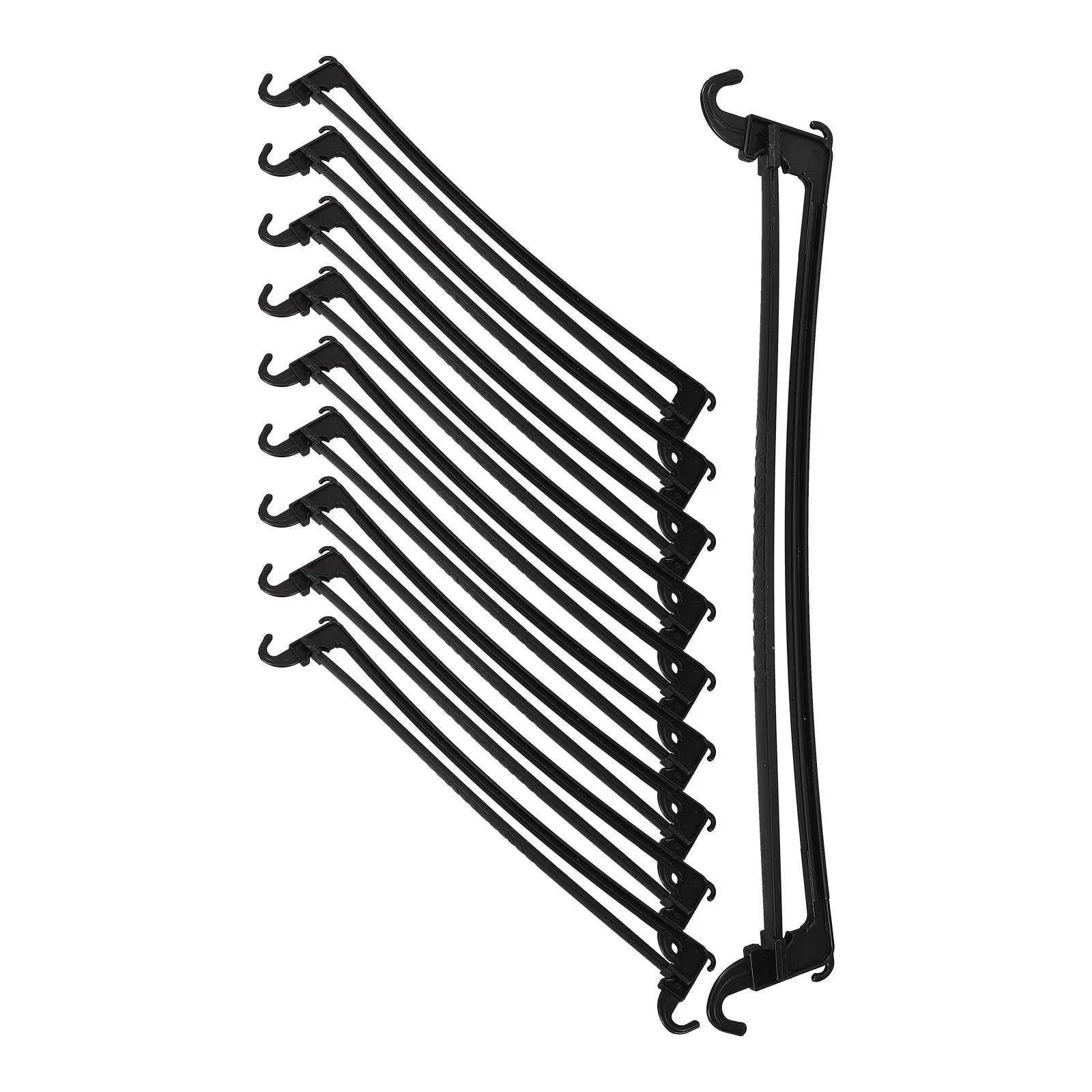 

10pcs Cross Bar Bottom Bar Pants Hanging Rod Bedroom Hanger Part Wardrobe Space Saver Multifunctional Clothes Organizer