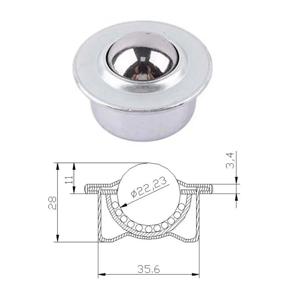 

Pulley Casters CY-H Mini Swivel Wheels Swivel Ball Universal Caster Wheel Steel Pulley Casters For Machinery