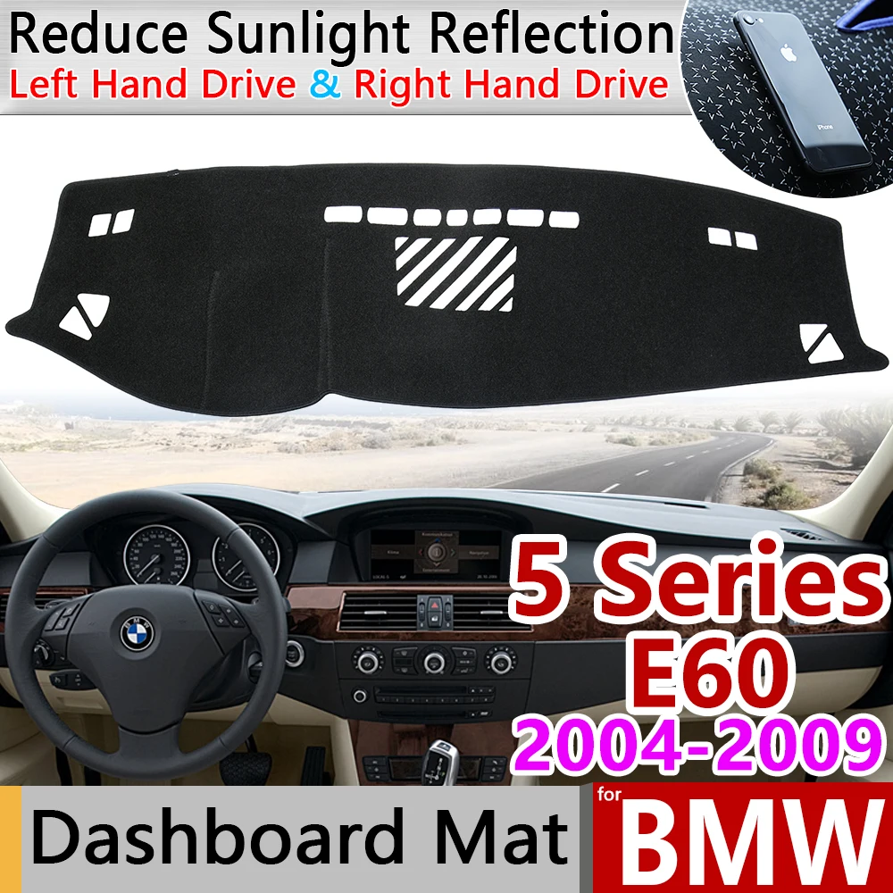 for BMW 5 Series E60 2004 2005 2006 2007 2008 2009 Anti-Slip Mat Dashboard Cover Pad Dashmat Car Accessories 520i 525i 530i 535i
