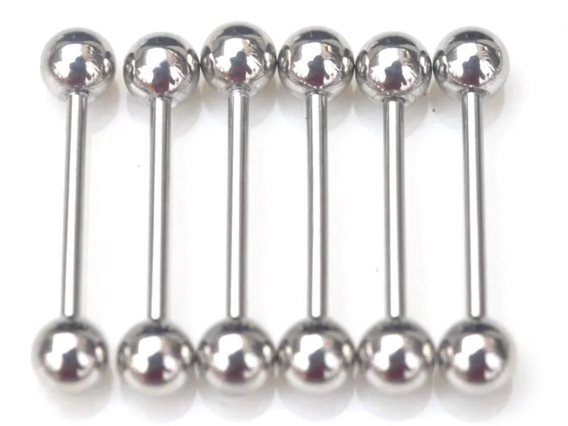 20pcs Mix style Body Piercing Jewelry set Stainless Steel Nose Ear Lip Tongue Ring Captive Bead Eyebrow Bar Piercing Lot Jewelry