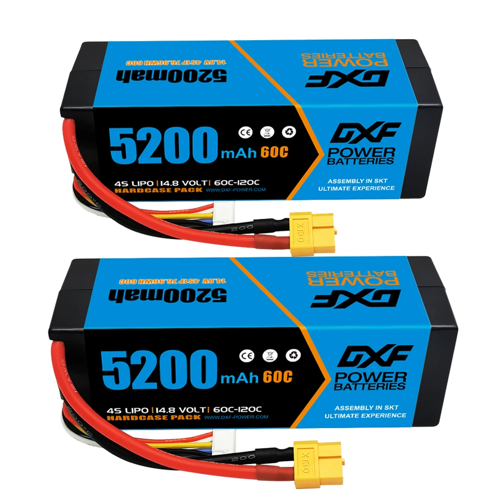 

DXF Lipo 6S 4S 3S 2S Battery 14.8V 15.2V 11.1V 7.4V 22.2V 6500mAh 7000mAh 8000mAh 8400mAh 6750mAh 5200mAh for RC Car Buggy Truck