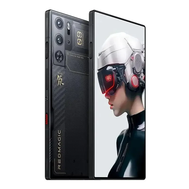 

new Nubia Red magic Redmagic 9 PRO+ Plus 6.8" 5G GamingPhone Snapdragon 8 Gen3 with 5500mAh battery 165W charger Support NFC