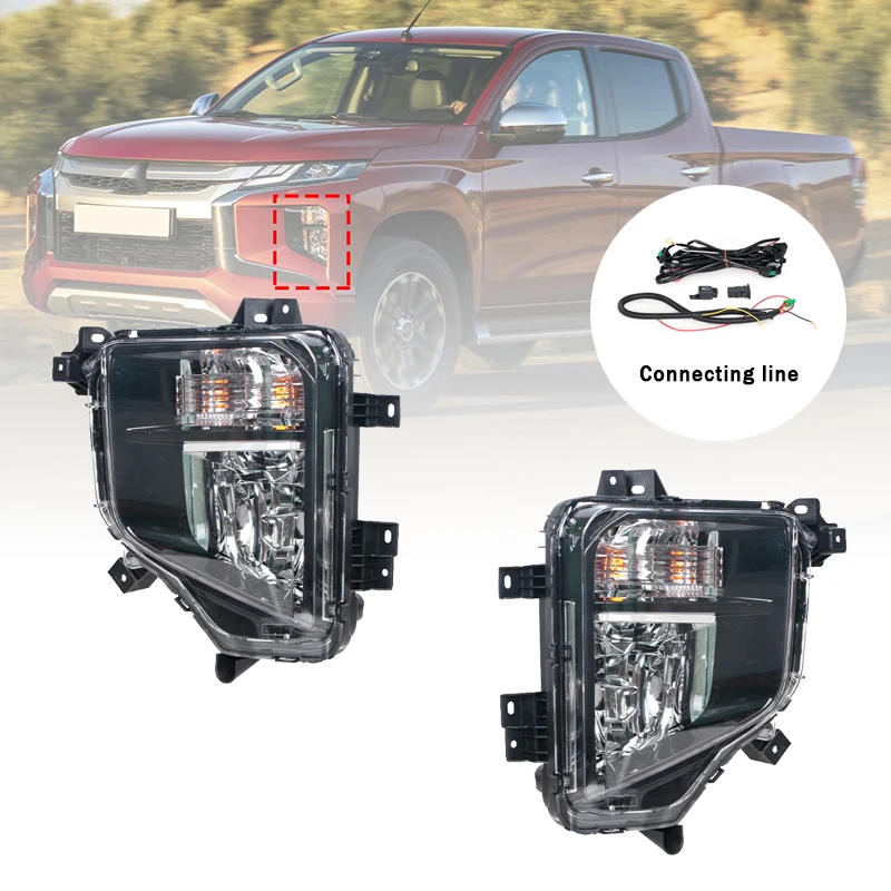 

Front Daytime Running Light Driving light Car light headlight Fog Lamp For Mitsubishi L200 / triton 2019-2021 Fog Lamp Assembly