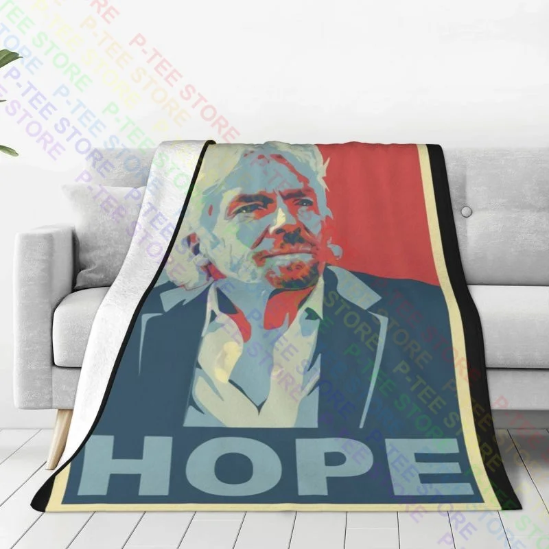 Richard Branson Hope Space Travel Entrepreneur Trader Investor Blanket Home High-Grade Mechanical Wash