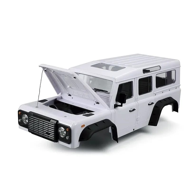 1:10 Scale D110 Defender Hard Body Shell – 313mm Wheelbase for SCX10 90046/TRX4, with Interior & Functional Doors – ABS Plasti