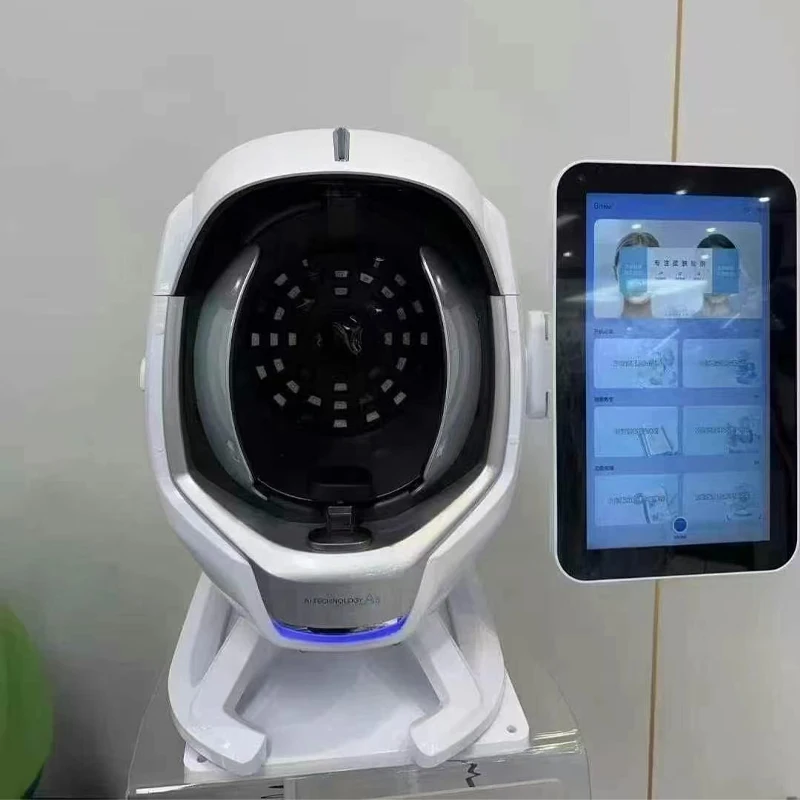 Huiddetector, spectrale afbeelding, huidtesten, gezichtsanalysesinstrument, gebruikt in schoonheidssalons