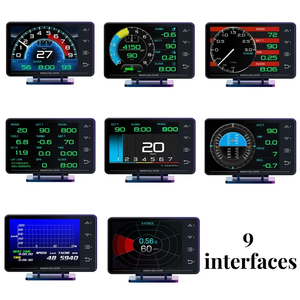 Car XS OBD2 GPS HUD Head Display 3.5