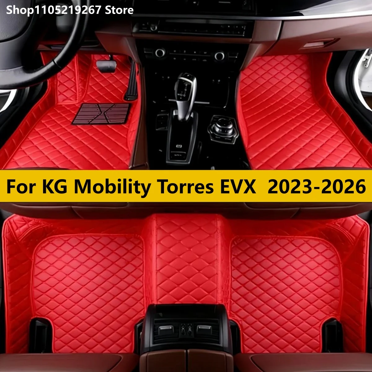 

Custom Car Floor Mats For KG Mobility Torres EVX 2023 2024 2025 2026 Auto Accessories Pads Car Foot Carpet