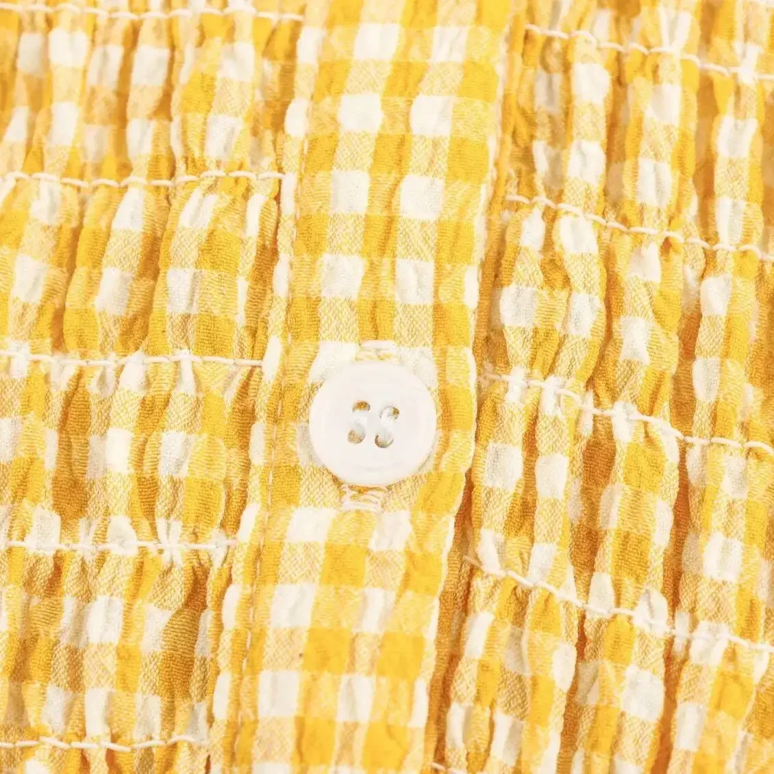 فستان نسائي منقوش للربيع بأكمام قصيرة وأزرار فساتين قصيرة ملابس نسائية جديدة في فساتين الحفلات 4661327 #4