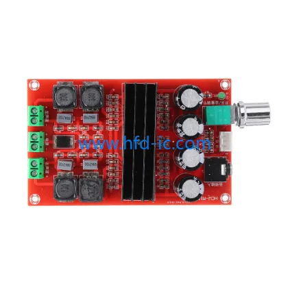 XH-M190 Tube Digital Audio Board TDA3116D2 Power Audio Amp 2.0 Class D Stereo HIFI Amplifier DC12-24V 2*100W